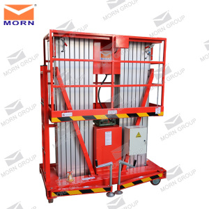 10m Double Mast Hydraulic Aluminum Lift Platform